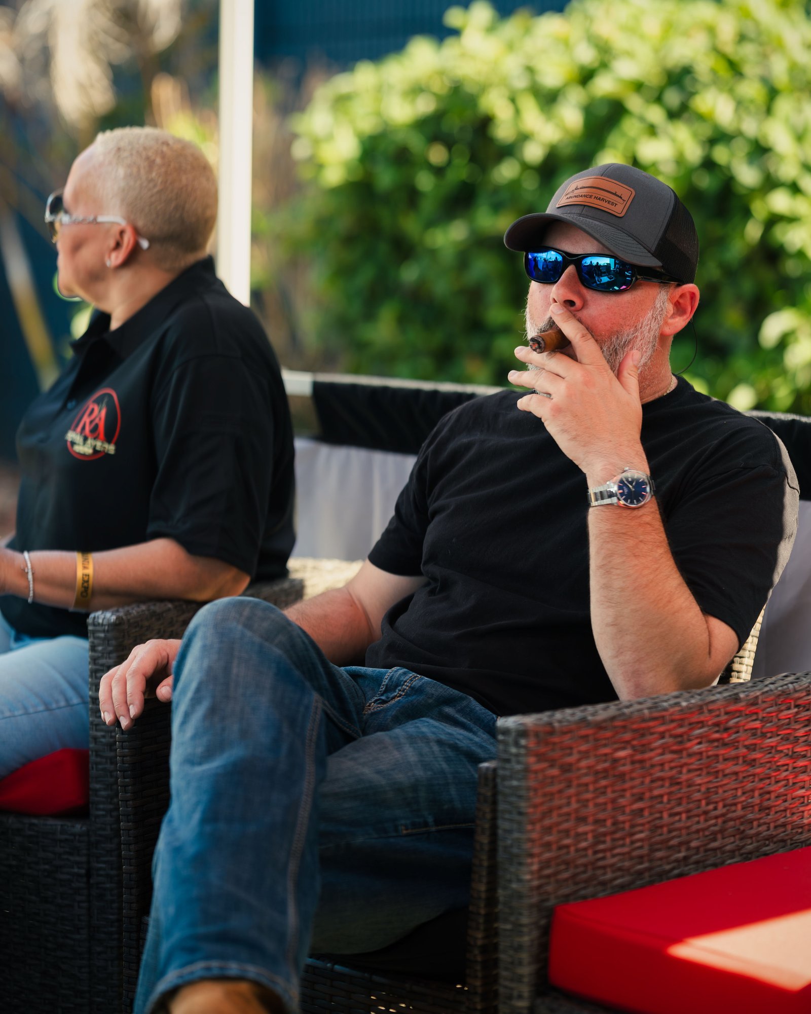Premium cigar presentation detail